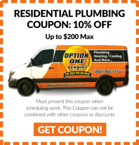 Option One Plumbing Residential Coupon