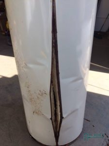 Burst Water Heater